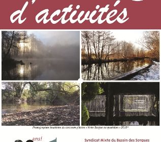 Page de garde du rapport d'activités 2018