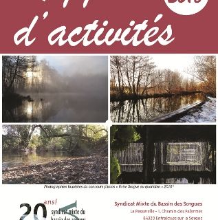Page de garde du rapport d'activités 2018