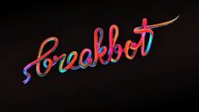 breakbot écrit en couleur sur fond noir
